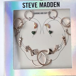 New Steve Madden Earrings and Cuff Set